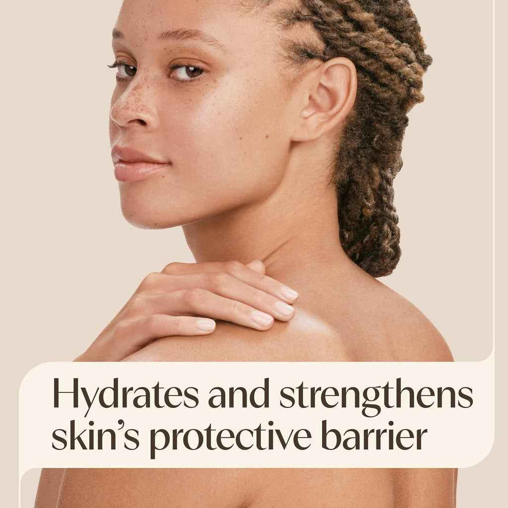 Aveeno Daily Moisturizing Body Lotion for Normal to Dry Skin, Moisturizer with Soothing Prebiotic Oat, Non Greasy, Non Comedogenic, Fragrance Free Body Lotion for Women & Men, 18 Fl Oz